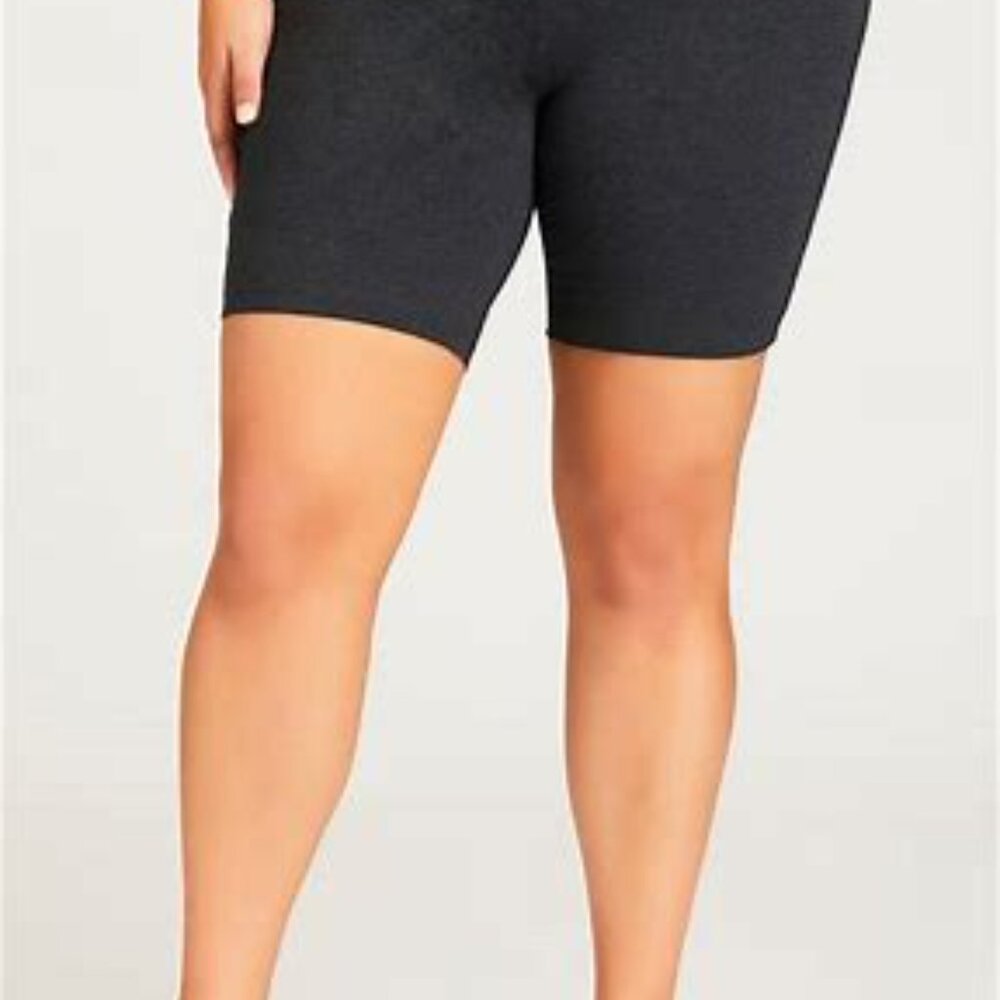 Supima® Bike Short Charcoal Sz 26-28